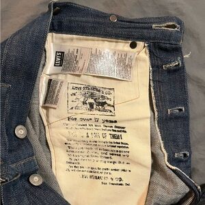 LEVI'S 1890 501 LVC Vintage Clothing Selvedge 1937 1933 Men's Jeans